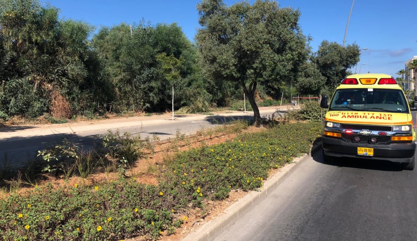 הזירה בה נמצאה האשה, הבוקרצילום: דוברות מד"א הזירה בה נמצאה האשה, הבוקרצילום: דוברות מד"א