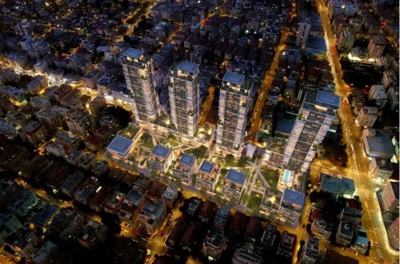 תוכנית פינוי בינוי במרכז העיר ראשל"צ // הדמיה: אלכס לובימוב