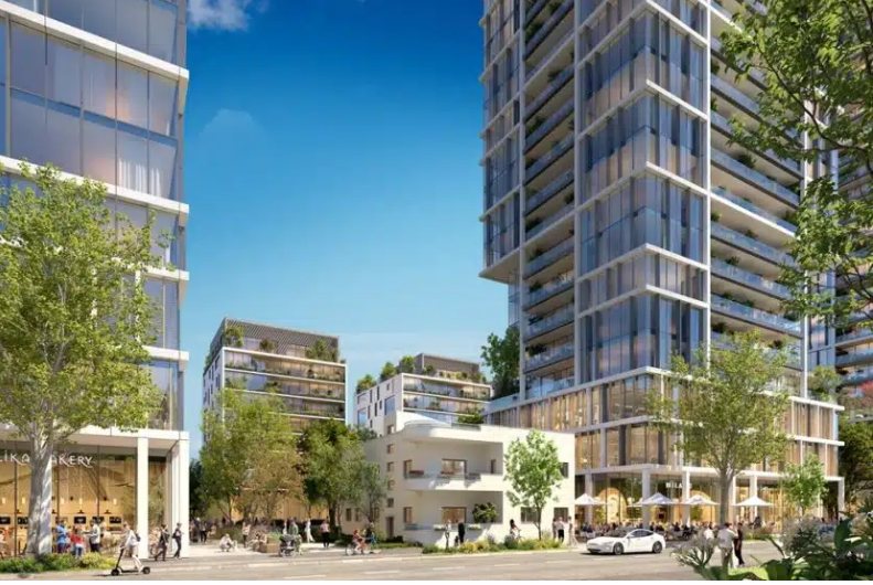 תוכנית פינוי בינוי במרכז העיר ראשל"צ // הדמיה: אלכס לובימוב