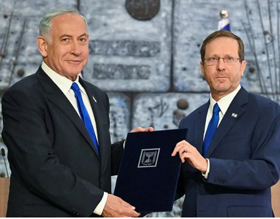 נתניהו והרצוג. צילום - קובי גדעון / לע"מ