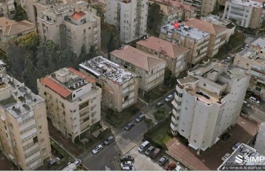 מקום פרויקט ההתחדשות ברחוב התומר בראשל"צ (סימפלקס)