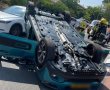 רכב התהפך: נהגת בת 84 נפצעה באורח בינוני