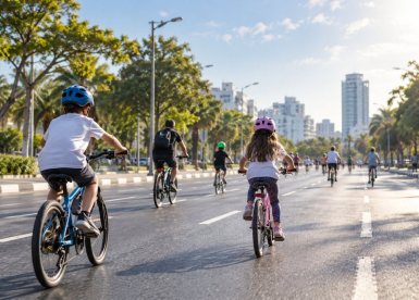 רכיבה על אופניים בכיפור - אילוסטרציה