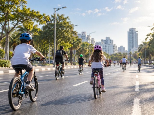 רכיבה על אופניים בכיפור - אילוסטרציה