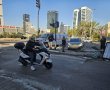 תאונה בדרך חברון בבאר שבע: רכב התנגש בעמוד, עומסי תנועה כבדים במקום