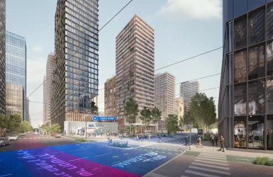מתחם מטרו ראשון לציון// הדמיה: משרד דרמן ורבקל אדריכלים