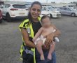 תינוק ננעל ברכב וחולץ בשלום על ידי מתנדבת ידידים בראשון לציון 