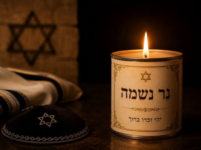אילוסטרציה נר זיכרון