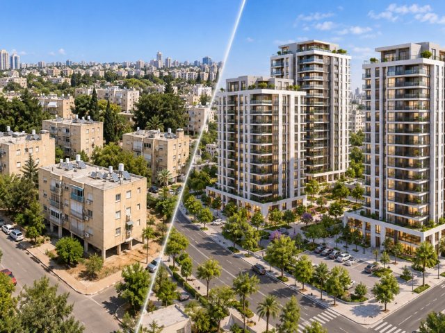פינוי בינוי - אילסטרציה