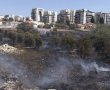 שריפת קוצים גדולה מתקרבת לבתים בראשון לציון