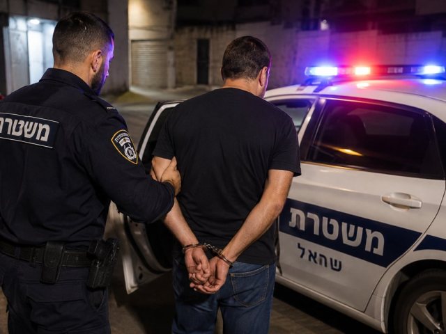 אילוסטרציה מעצר חשוד