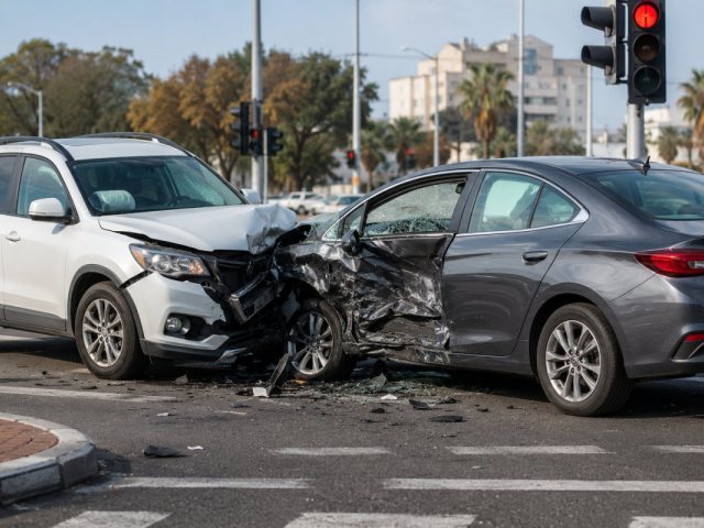 אילוסטרציה תאונת דרכים