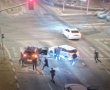 אלימות משתוללת: התנגש בניידת משטרה באשדוד ונעצר לאחר ירי