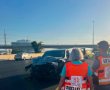 נהג התנגש במעקה בכביש 4 סמוך למחלף ראשון דרום – מצבו קשה