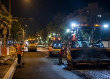 אילוסטרציה עבודות בכביש 