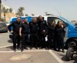 ניידת המשאלות המשטרתית עשתה שמח למפונים בים המלח